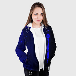 Куртка с капюшоном женская Yamaha Z, цвет: 3D-белый — фото 2