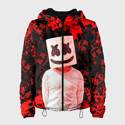 Женская куртка Fortnite Marshmello / 3D-Черный – фото 1