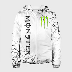 Куртка с капюшоном женская MONSTER ENERGY, цвет: 3D-белый