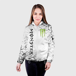 Куртка с капюшоном женская MONSTER ENERGY, цвет: 3D-белый — фото 2