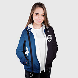 Куртка с капюшоном женская VOLVO, цвет: 3D-белый — фото 2