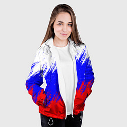 Куртка с капюшоном женская Россия, цвет: 3D-белый — фото 2