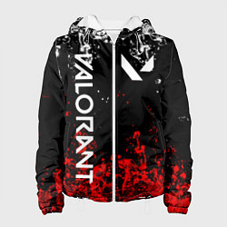 Куртка с капюшоном женская VALORANT, цвет: 3D-белый
