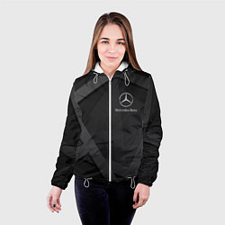 Куртка с капюшоном женская MERCEDES, цвет: 3D-белый — фото 2