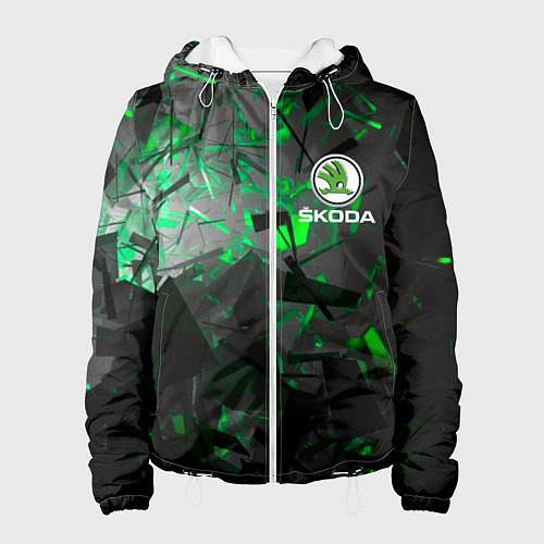 Женская куртка SKODA / 3D-Белый – фото 1