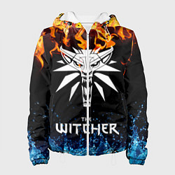 Куртка с капюшоном женская The Witcher, цвет: 3D-белый