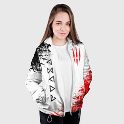 Куртка с капюшоном женская THE WITCHER, цвет: 3D-белый — фото 2