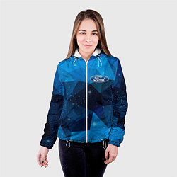 Куртка с капюшоном женская FORD, цвет: 3D-белый — фото 2