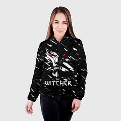 Куртка с капюшоном женская The Witcher, цвет: 3D-черный — фото 2