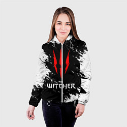 Куртка с капюшоном женская The Witcher, цвет: 3D-белый — фото 2