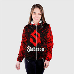 Куртка с капюшоном женская Sabaton, цвет: 3D-белый — фото 2