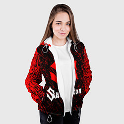 Куртка с капюшоном женская Sabaton, цвет: 3D-белый — фото 2