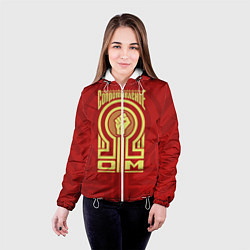 Куртка с капюшоном женская Электрическое сопротивление, цвет: 3D-белый — фото 2