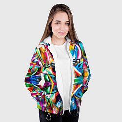Куртка с капюшоном женская CS GO, цвет: 3D-белый — фото 2