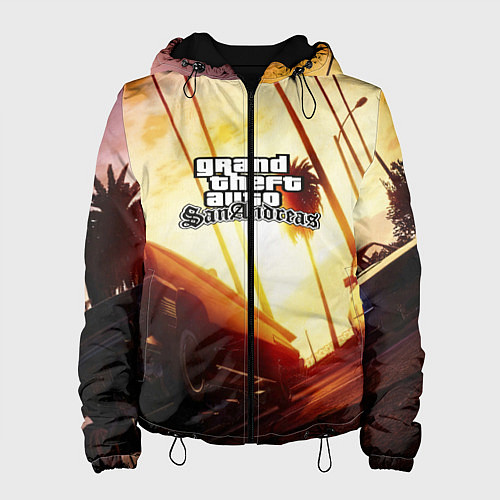 Женская куртка GTA / 3D-Черный – фото 1