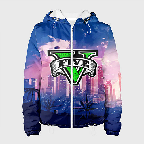 Женская куртка GTA / 3D-Белый – фото 1