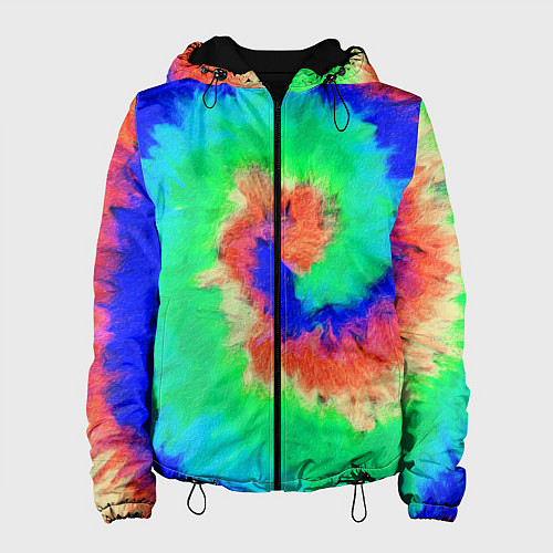 Женская куртка ХИППИ ТАЙ ДАЙ / 3D-Черный – фото 1