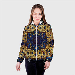 Куртка с капюшоном женская Золотой ковер, цвет: 3D-белый — фото 2