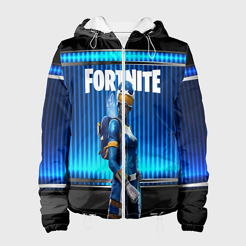 Женская куртка FORTNITE / 3D-Белый – фото 1