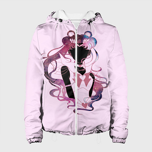 Женская куртка Космическая Сейлор Мун / 3D-Белый – фото 1