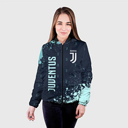 Куртка с капюшоном женская JUVENTUS ЮВЕНТУС, цвет: 3D-черный — фото 2