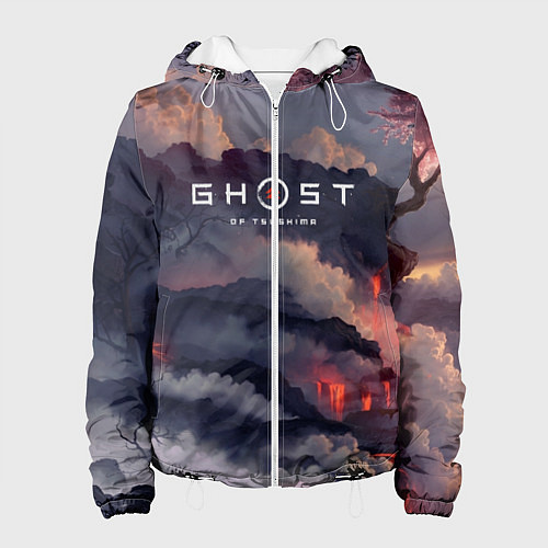Женская куртка Ghost of Tsushima / 3D-Белый – фото 1