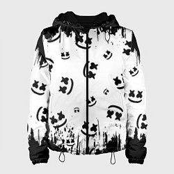 Куртка с капюшоном женская MARSHMELLO МАРШМЕЛЛОУ, цвет: 3D-черный