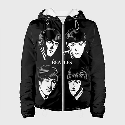 Женская куртка THE BEATLES / 3D-Белый – фото 1