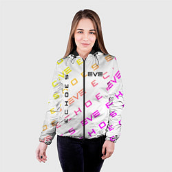 Куртка с капюшоном женская EVE ECHOES ИВ ЭХО, цвет: 3D-черный — фото 2
