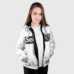 Куртка с капюшоном женская Re:Zero, цвет: 3D-черный — фото 2