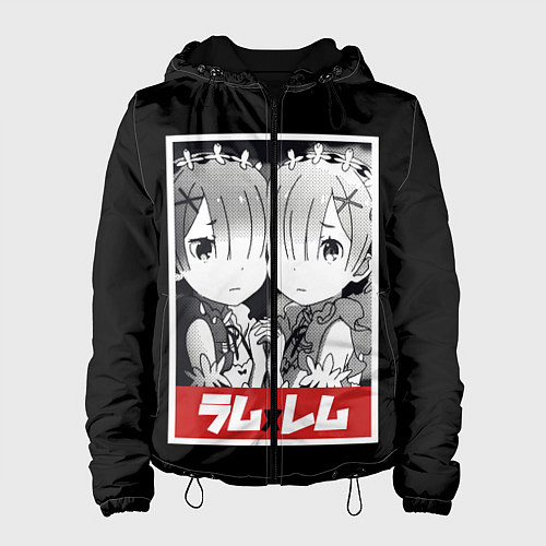 Женская куртка Re:Zero / 3D-Черный – фото 1