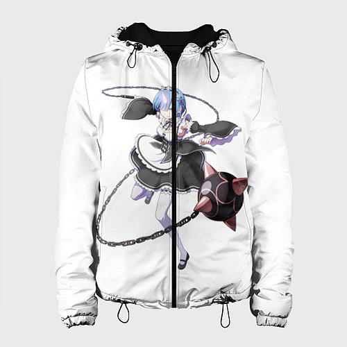 Женская куртка Re:Zero / 3D-Черный – фото 1