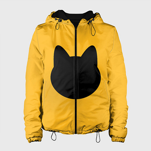 Женская куртка Мордочка коти / 3D-Черный – фото 1