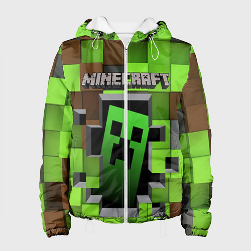 Женская куртка Minecraft / 3D-Белый – фото 1