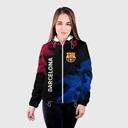 Куртка с капюшоном женская BARCELONA БАРСЕЛОНА, цвет: 3D-белый — фото 2