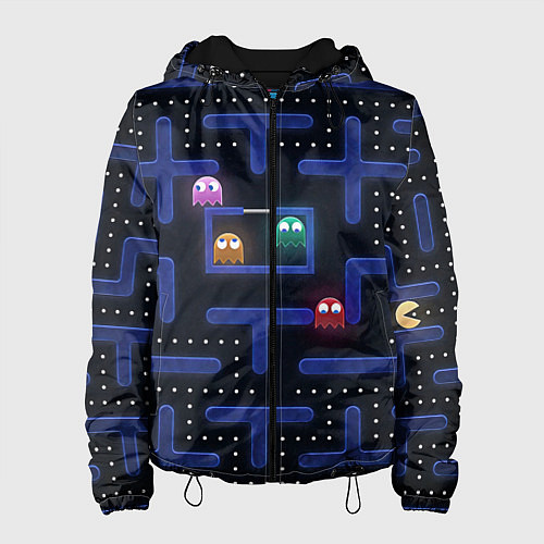Женская куртка Pacman / 3D-Черный – фото 1