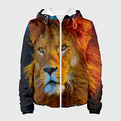 Женская куртка Лев 3D
