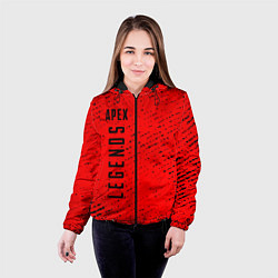 Куртка с капюшоном женская APEX LEGENDS АПЕКС ЛЕГЕНД, цвет: 3D-черный — фото 2
