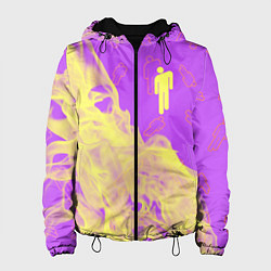 Куртка с капюшоном женская BILLIE EILISH БИЛЛИ АЙЛИШ, цвет: 3D-черный