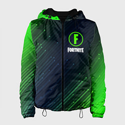 Куртка с капюшоном женская FORTNITE ФОРТНАЙТ, цвет: 3D-черный