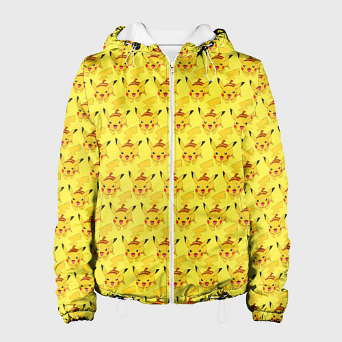 Женская куртка Pikachu БОМБИНГ / 3D-Белый – фото 1