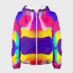 Куртка с капюшоном женская COLORS, цвет: 3D-белый