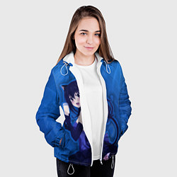 Куртка с капюшоном женская Юкина Химераги, цвет: 3D-белый — фото 2