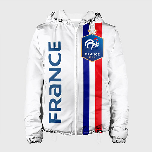 Женская куртка СБОРНАЯ ФРАНЦИЯ / 3D-Белый – фото 1