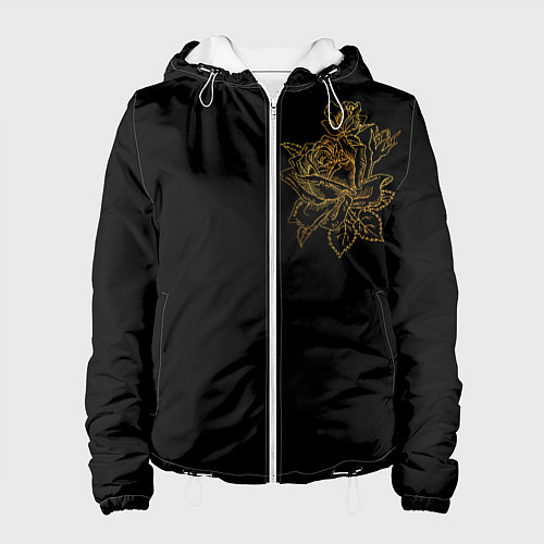 Женская куртка Золотая роза / 3D-Белый – фото 1
