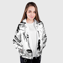 Куртка с капюшоном женская Korn, цвет: 3D-белый — фото 2