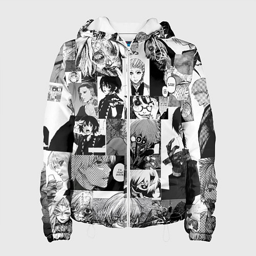 Женская куртка Токийский гуль / 3D-Белый – фото 1