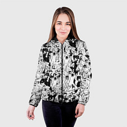 Куртка с капюшоном женская GHOSTEMANE, цвет: 3D-черный — фото 2