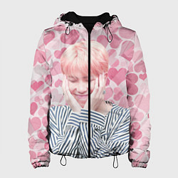 Куртка с капюшоном женская BTS, цвет: 3D-черный