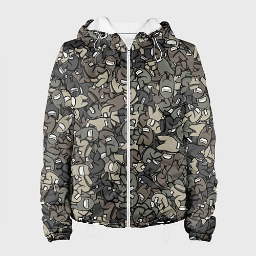 Женская куртка Камуфляж Амонг Ас / 3D-Белый – фото 1